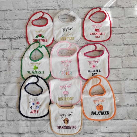 Other - 30- Baby Girl Bibs Bundle